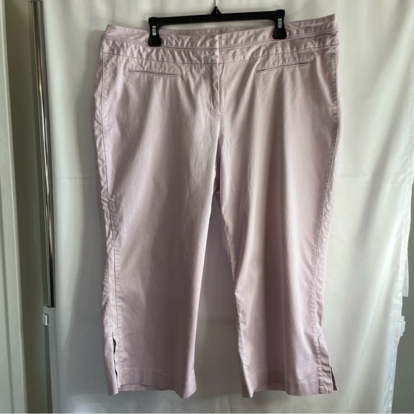 Lane Bryant Lavender Size 20 Tuxedo Stripe Pants - Picture 1 of 5